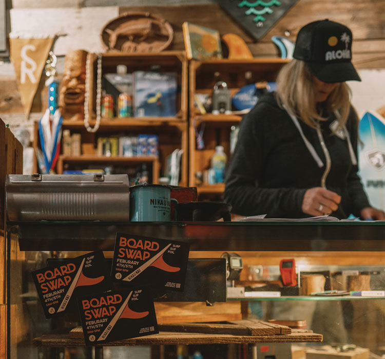 Shop interior detail