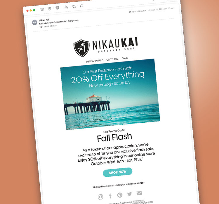 Email marketing campaign